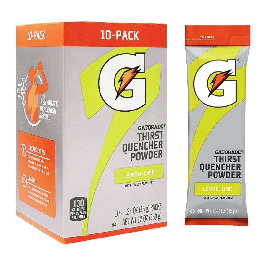 Gatorade Thirst Quencher Powder Sticks 10 Pack x 35g