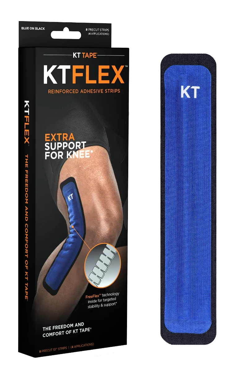 KT Tape Flex 8 ct Knee / Black Blue