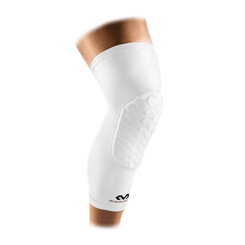 McDavid MD6446 / Бандаж на колено и голень с защитной вставкой HEX® (пара) - Белый