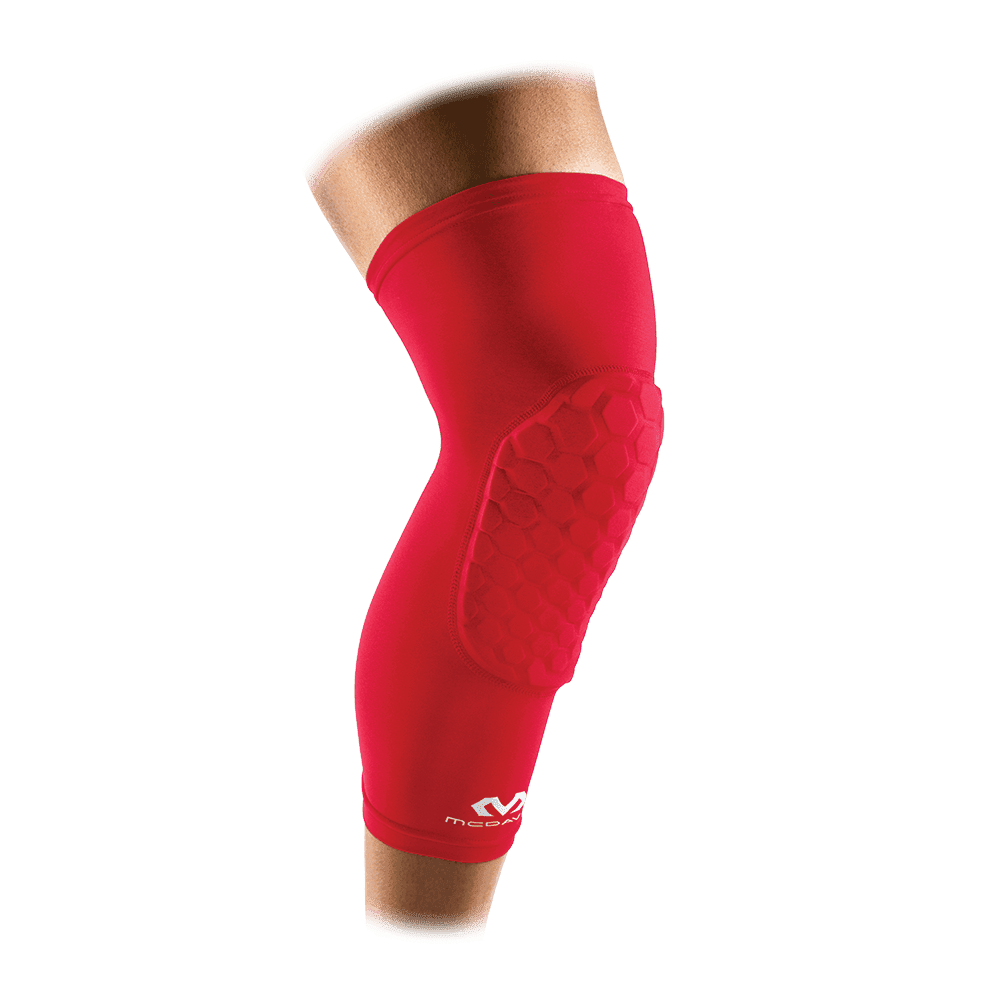 McDavid MD6446 / Бандаж на колено и голень с защитной вставкой HEX® (пара) - Красный