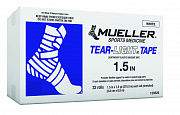 Mueller Tear-Light Tape 130626, эластичный, 3.8см х 6.8м, ZnO, 32 рул.
