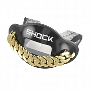 Капа Shock Doctor Max AirFlow Football - Chrome 3D Black Chain